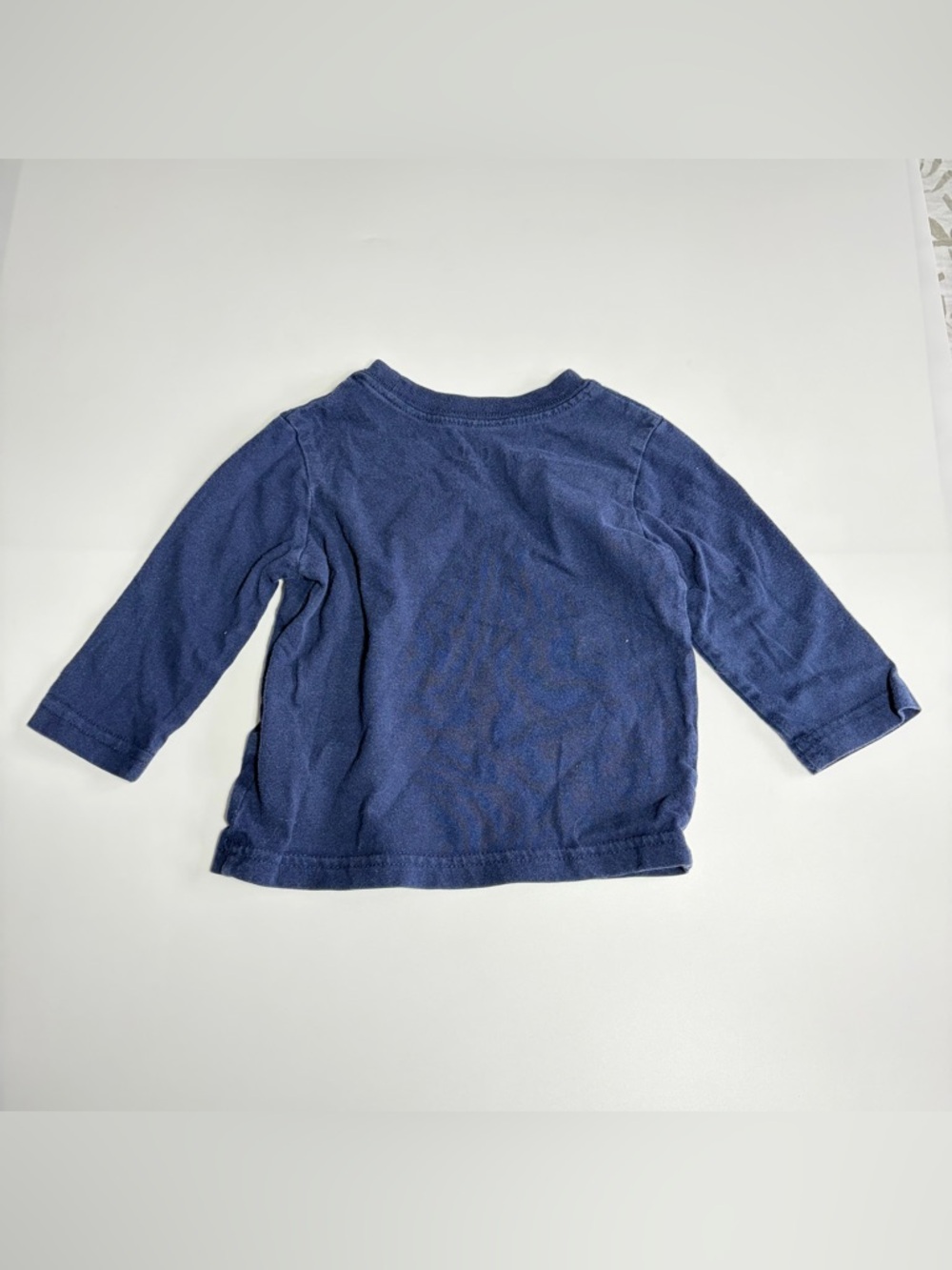 Bundle of Baby Shirts Tops Onesies Size 9 Months Carter’s Blue Fleece Winter - Picture 9 of 16